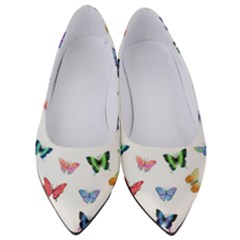 Cute Bright Butterflies Hover In The Air Women s Low Heels by SychEva