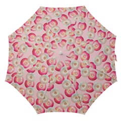 Pink And White Donuts Straight Umbrellas by SychEva