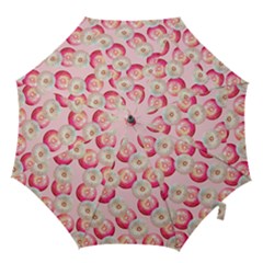 Pink And White Donuts Hook Handle Umbrellas (medium) by SychEva