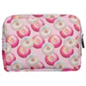 Pink And White Donuts Make Up Pouch (Medium) View2