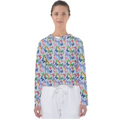 Beautiful Bright Butterflies Are Flying Women s Slouchy Sweat by SychEva