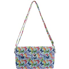 Beautiful Bright Butterflies Are Flying Removable Strap Clutch Bag by SychEva