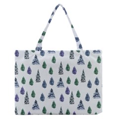 Coniferous Forest Zipper Medium Tote Bag by SychEva