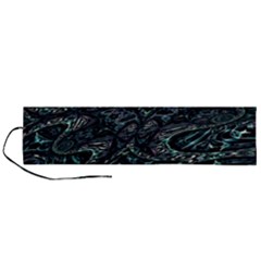 Emerald Distortion Roll Up Canvas Pencil Holder (l) by MRNStudios
