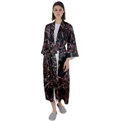Shotgun Mandala Maxi Satin Kimono by MRNStudios