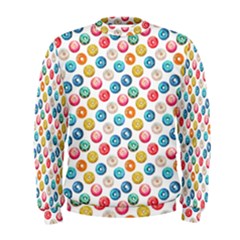 Multicolored Sweet Donuts Men s Sweatshirt by SychEva