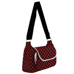 Dark Red Tartan, Retro Buffalo Plaid, Tiled Pattern Multipack Bag by Casemiro