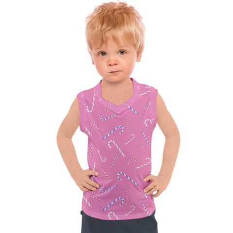 Sweet Christmas Candy Kids  Sport Tank Top by SychEva