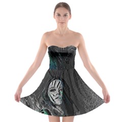 Glitch Witch Strapless Bra Top Dress by MRNStudios