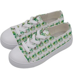 Floral Kids  Low Top Canvas Sneakers by Sparkle