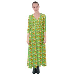 Fruits Button Up Maxi Dress by Sparkle
