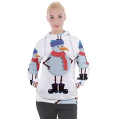 Angry Snowman Women s Hooded Pullover by SychEva