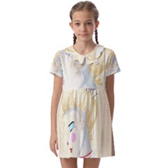 Clown Maiden Kids  Asymmetric Collar Dress by Limerence