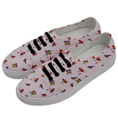 Bullfinches Sit On Branches Men s Classic Low Top Sneakers by SychEva