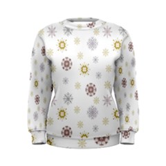 Magic Snowflakes Women s Sweatshirt by SychEva