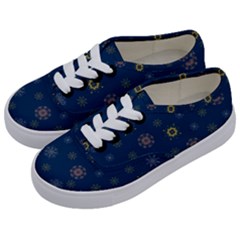 Magic Snowflakes Kids  Classic Low Top Sneakers by SychEva