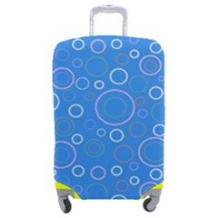 Circles Luggage Cover (medium) by SychEva