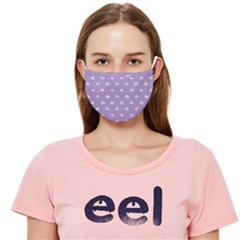 Pink Clouds On Purple Background Cloth Face Mask (adult) by SychEva