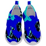 Abstract Tropical Kids  Velcro No Lace Shoes