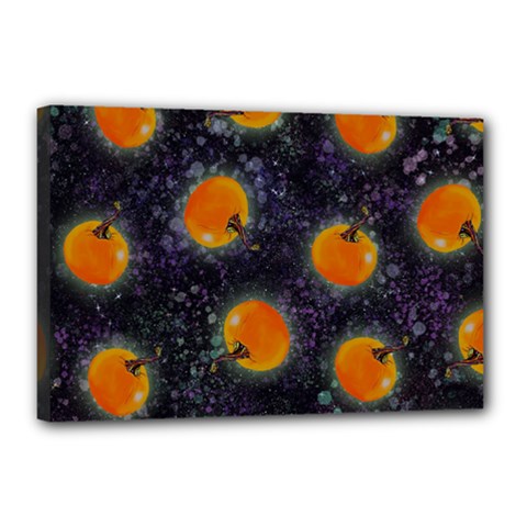 Space Pumpkins Canvas 18  X 12  (stretched) by SychEva