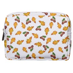 Oak Leaves And Acorns Make Up Pouch (medium) by SychEva