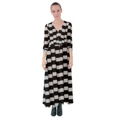 Illusion Blocks Button Up Maxi Dress by Sparkle