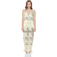 Lemon Balm Sleeveless Tie Ankle Jumpsuit by Limerence