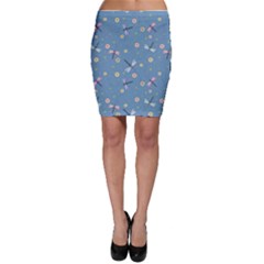 Cute Dragonflies In Spring Bodycon Skirt by SychEva