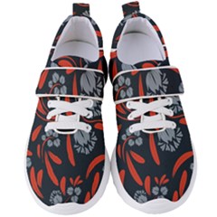 Folk Flowers Print Floral Pattern Ethnic Art Women s Velcro Strap Shoes by Eskimos