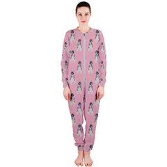 Cute Husky Onepiece Jumpsuit (ladies)  by SychEva