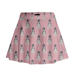 Cute Husky Mini Flare Skirt by SychEva