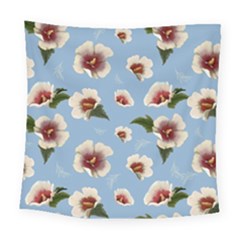 Hibiscus Flowers Square Tapestry (large) by SychEva