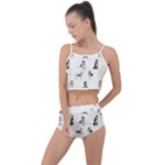 Husky Dogs Summer Cropped Co-Ord Set