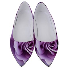 Roses-violets-flowers-arrangement Women s Low Heels by Pakrebo