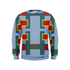 Abstract Pattern Geometric Backgrounds   Kids  Sweatshirt by Eskimos