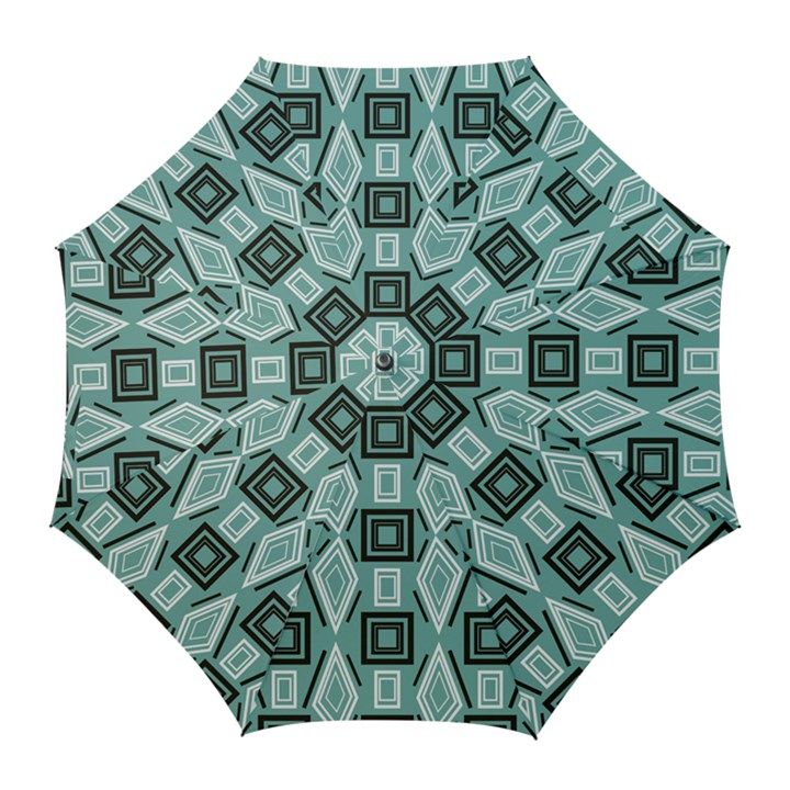 Abstract geometric design   geometric fantasy   Golf Umbrellas