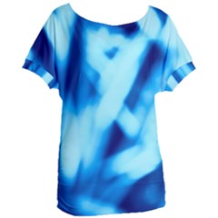 Blue Abstract 2 Women s Oversized Tee by DimitriosArt