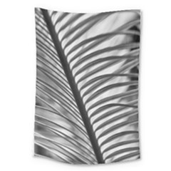 Cycas Leaf The Shadows Large Tapestry by DimitriosArt