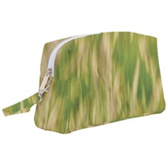 Golden Grass Abstract Wristlet Pouch Bag (large) by DimitriosArt