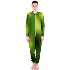 Green Vibrant Abstract No3 Onepiece Jumpsuit (ladies)  by DimitriosArt