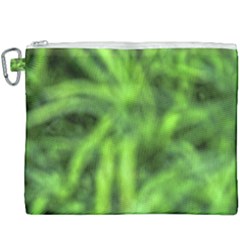 Green Abstract Stars Canvas Cosmetic Bag (xxxl) by DimitriosArt