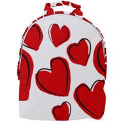 Scribbled Love Mini Full Print Backpack by SomethingForEveryone