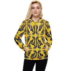 Abstract Pattern Geometric Backgrounds  Abstract Geometric Design    Women s Lightweight Drawstring Hoodie by Eskimos