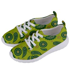 Floral Pattern Paisley Style Paisley Print  Doodle Background Women s Lightweight Sports Shoes by Eskimos