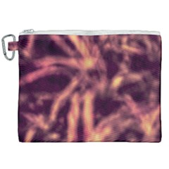 Topaz  Abstract Stars Canvas Cosmetic Bag (xxl)