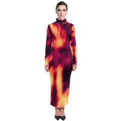 Lava Abstract Stars Turtleneck Maxi Dress