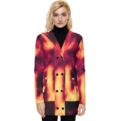 Lava Abstract Stars Button Up Hooded Coat 
