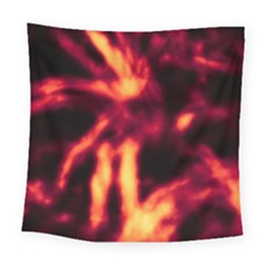 Lava Abstract Stars Square Tapestry (large)
