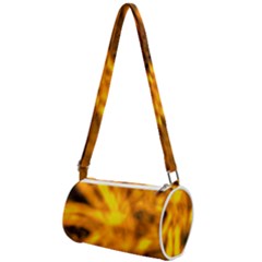 Golden Abstract Stars Mini Cylinder Bag by DimitriosArt