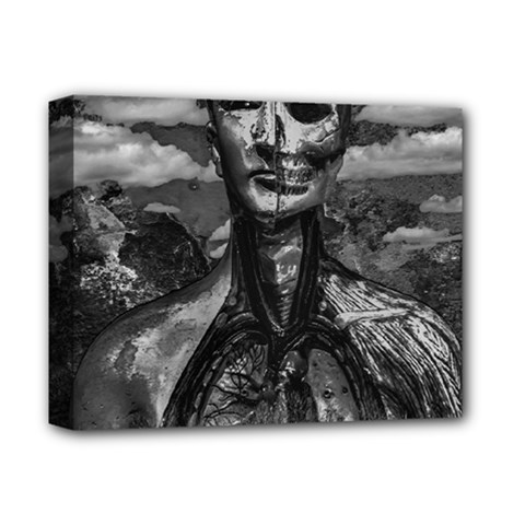 Bw Creepy Fantasy Scene Artwork Deluxe Canvas 14  X 11  (stretched) by dflcprintsclothing